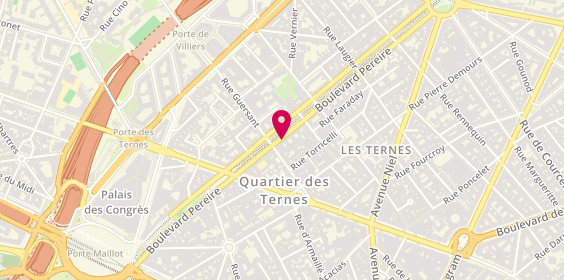 Plan de FEUCHE Nathalie, 209 Boulevard Pereire, 75017 Paris