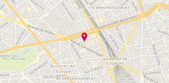 Plan de DEFRANCE Cécile, 5 Rue Andrieux, 75008 Paris