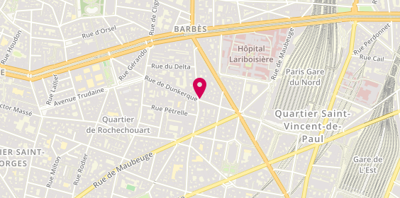 Plan de Psychologue Paris 10 - Anne HAIRY, 36 Bis Rue de Dunkerque, 75010 Paris