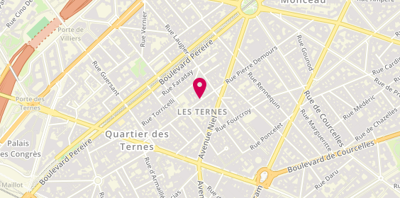 Plan de WEIDMANN Maité, 25 Rue Pierre Demours, 75017 Paris