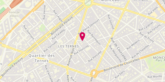 Plan de FINGERHUT Sandra, 49 Rue des Renaudes, 75017 Paris