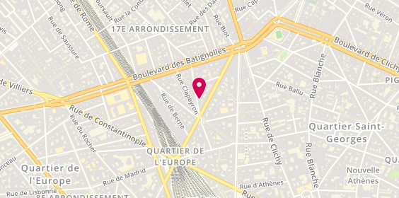 Plan de Elina Daniel Psychologue, 22 Rue de Turin, 75008 Paris