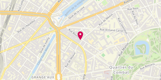 Plan de SANTARELLI Isabelle, 23 Rue Bouret, 75019 Paris