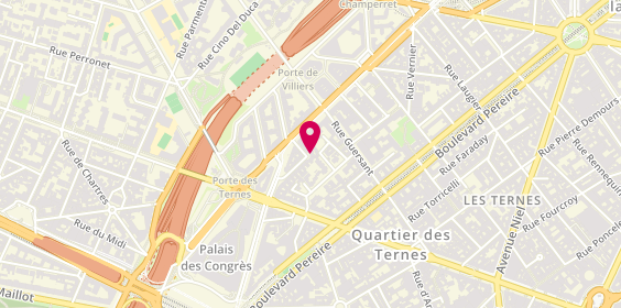 Plan de CHOUCHAN Pierre, 7 Rue Ruhmkorff, 75017 Paris