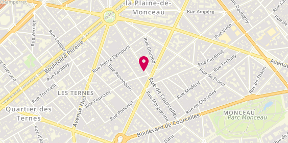 Plan de ALBERT Dominique, Scm 8N
105 Rue de Courcelles, 75017 Paris
