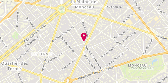 Plan de SANANES Michel, 138 Rue de Courcelles, 75017 Paris
