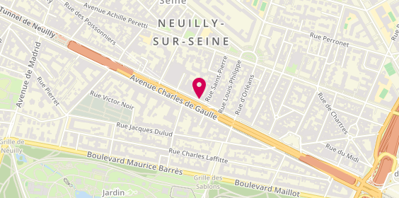 Plan de HUEBER Brigitte, 88 Bis Avenue Charles de Gaulle, 92200 Neuilly-sur-Seine