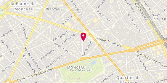 Plan de BOIRON Michelle, 14 Rue de Phalsbourg, 75017 Paris