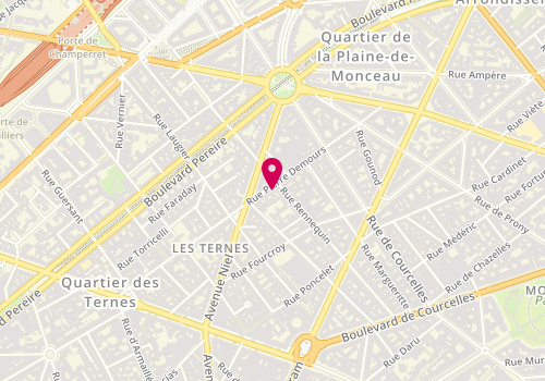 Plan de BOUDEVILLE Maud, 64 Rue Pierre Demours, 75017 Paris
