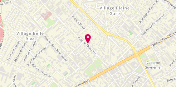 Plan de BEGUIN Sylvie, 32 avenue Albert 1er, 92500 Rueil-Malmaison