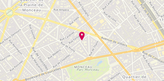 Plan de RÉMI BOUISSIERE Pascal, 22 Rue H. Rochefort, 75017 Paris