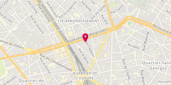 Plan de LARCHERON Pierre, 23 Rue Clapeyron, 75008 Paris