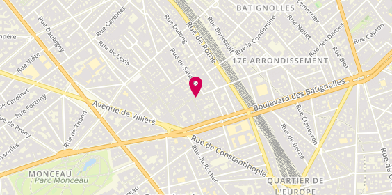 Plan de Ybr Psy, 115 Rue des Dames, 75017 Paris