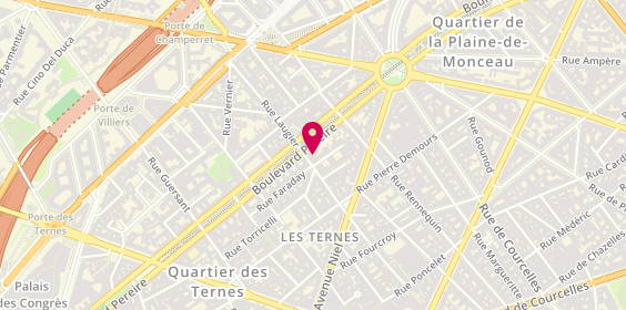 Plan de L'HOSTIS Rachel, 48 Rue Laugier, 75017 Paris