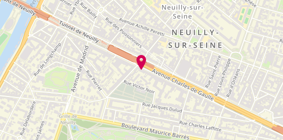 Plan de Kenza Hammouche, 153 avenue Charles de Gaulle, 92200 Neuilly-sur-Seine