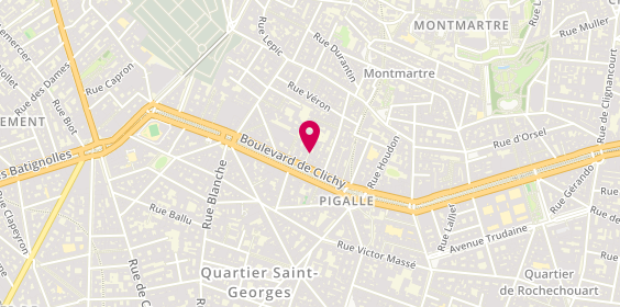 Plan de LIROU Josiane, 8 Cité du Midi, 75018 Paris