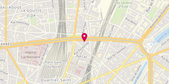 Plan de BECHU Isabelle, 27 Boulevard de la Chapelle, 75010 Paris