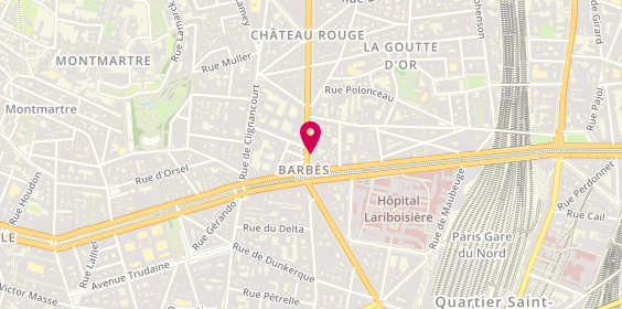Plan de CHEVAL Sophie, Boulevard Barbès, 75018 Paris