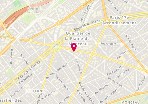 Plan de PIRIOU Odile, 99 avenue de Villiers, 75017 Paris