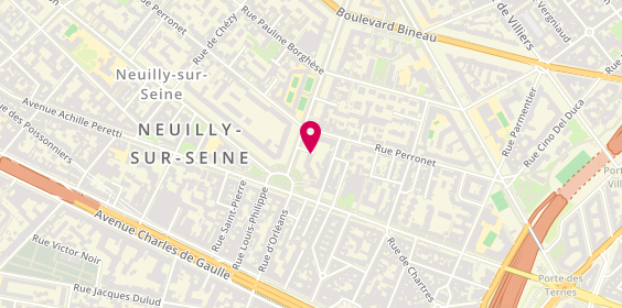 Plan de LAFONT Aude, 6 Boulevard d'Inkermann, 92200 Neuilly-sur-Seine
