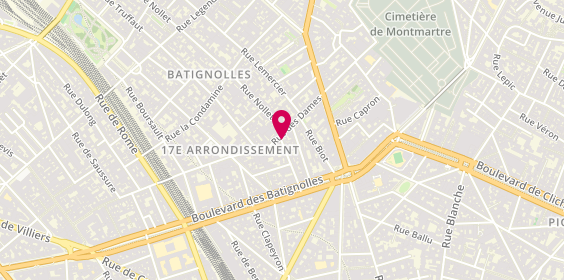 Plan de DUVAL Marguerite, 26 Rue Darcet, 75017 Paris