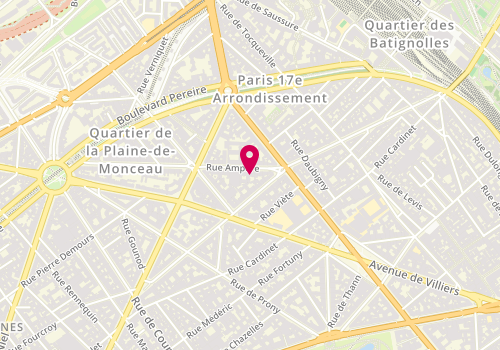 Plan de Molcard BOURDAIS Nathalie, 11 Bis Rue Ampère, 75017 Paris