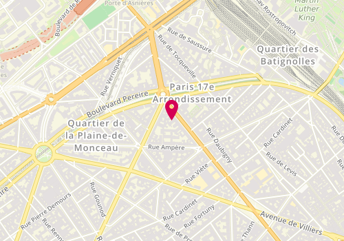 Plan de REY-Fabius Sophie, 175 Boulevard Malesherbes, 75017 Paris