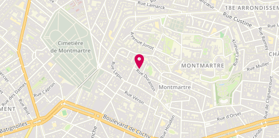 Plan de Rech Elodie, 28 Rue Durantin, 75018 Paris