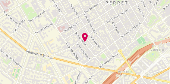 Plan de MATHORET-PHILIBERT Florence, 38 Rue Chaptal, 92300 Levallois-Perret