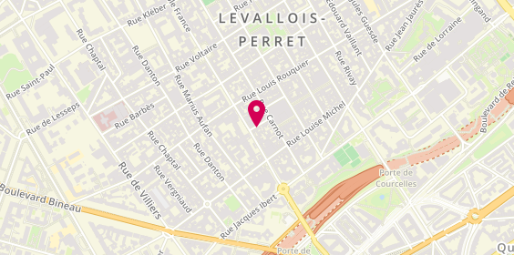 Plan de Marina Thibault, 29 Rue Henri Barbusse, 92300 Levallois-Perret