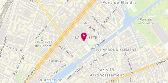 Plan de CORPELET Dominique, 16 Rue de Joinville, 75019 Paris