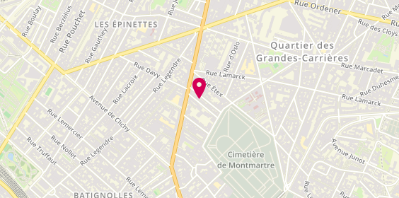 Plan de BALLU-Vernet Véronique, 7 villa Saint-Michel, 75018 Paris