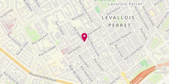 Plan de BARDEL Joël, 80 Rue Danton, 92300 Levallois-Perret