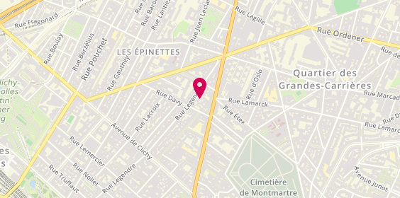 Plan de Corinne PRUGNAUD SARDIN, 178 Rue Legendre, 75017 Paris