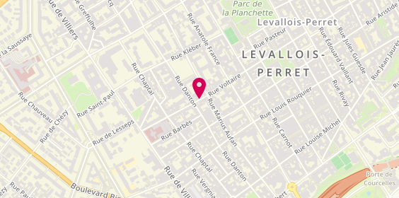 Plan de Atanassova Mariana, 35 Rue Voltaire, 92300 Levallois-Perret
