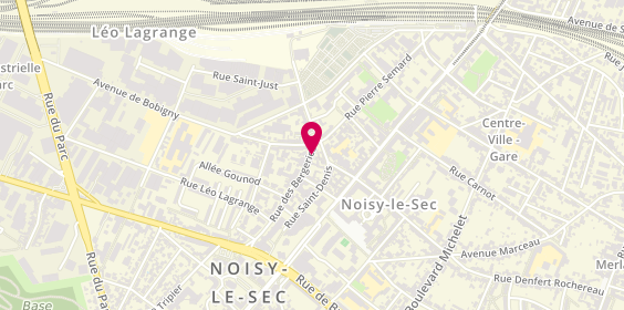 Plan de Psychologue Clinicienne, 30 Rue Bergeries, 93130 Noisy-le-Sec