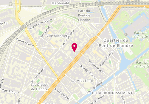Plan de VIGNAUD Alexandre, 145 avenue de Flandre, 75019 Paris
