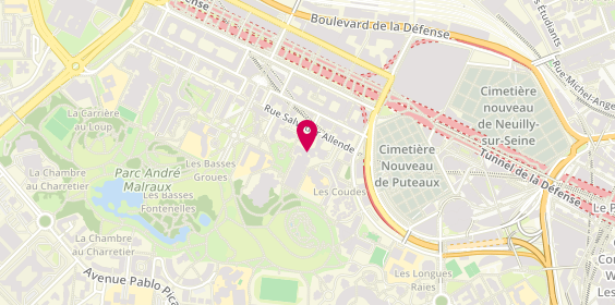 Plan de CHASSARD Emeline, 116 Rue Salvador Allende, 92000 Nanterre