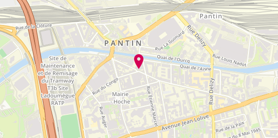 Plan de HOFSTETTER Flavia, 23 Rue Victor Hugo, 93500 Pantin