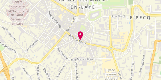 Plan de Solène CHARVET Psychologue, 43 Rue de Paris, 78100 Saint-Germain-en-Laye