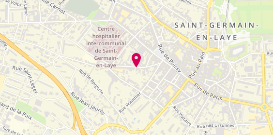 Plan de AIT Anissa - Psychologue pour adultes, adolescents, enfants et couples, 23 Rue Grande Fontaine, 78100 Saint-Germain-en-Laye