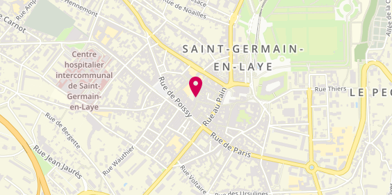 Plan de Margaret BACHARD - Psychologue, 5 Rue des Louviers, 78100 Saint-Germain-en-Laye