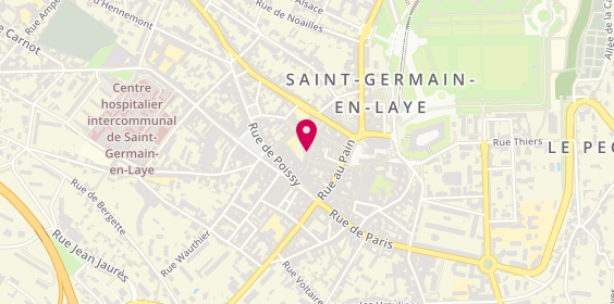 Plan de Valérie BRUNIER Psychologue, 9 Rue des Louviers, 78100 Saint-Germain-en-Laye