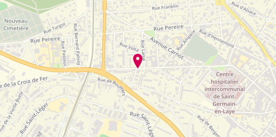 Plan de DUMOND Anne-Laure, 147 Rue Prés Roosevelt, 78100 Saint-Germain-en-Laye