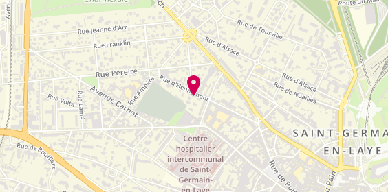 Plan de BARREY Stéphanie, 21 Rue d'Hennemont, 78100 Saint-Germain-en-Laye