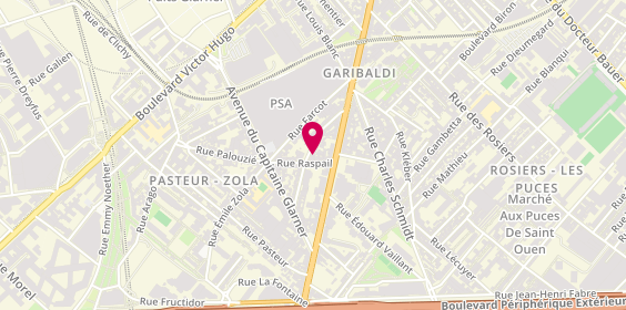 Plan de CANO Dalila, 15 Rue Garibaldi, 93400 Saint-Ouen-sur-Seine