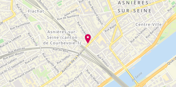 Plan de SCHEURER Annette, 45 Avenue Marne, 92600 Asnières-sur-Seine