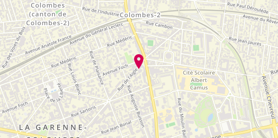 Plan de ROCHARD Loys, 3 Rue de l'Aigle, 92250 La Garenne-Colombes