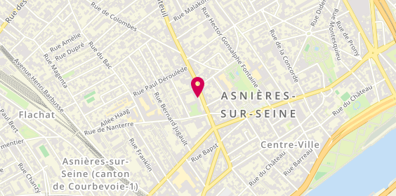 Plan de BLANCARD Pauline, 17 avenue d'Argenteuil, 92600 Asnières-sur-Seine