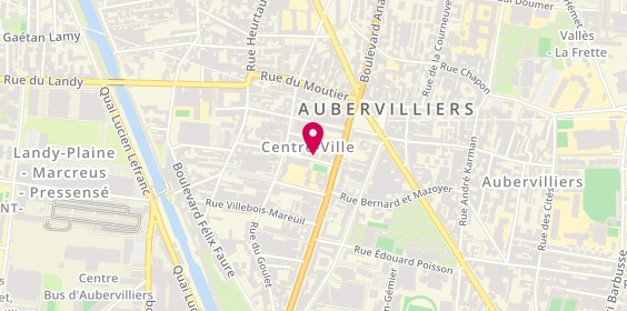Plan de Psychologue Aubervilliers : Psychanalyste Mathilda AUDASSO, 4 Rue Louis Aragon, 93300 Aubervilliers